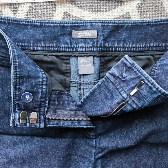 Kenneth Cole Reaction Denim Shorts size 8 - Picture 3 of 6